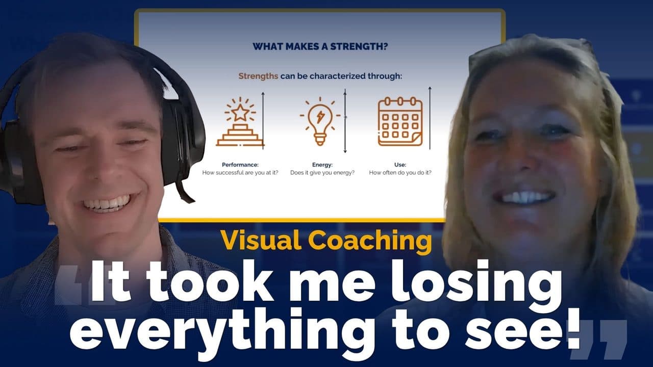 Visual Coaching: The Work Owned Me. It Won't This Time — Real Session with Leah