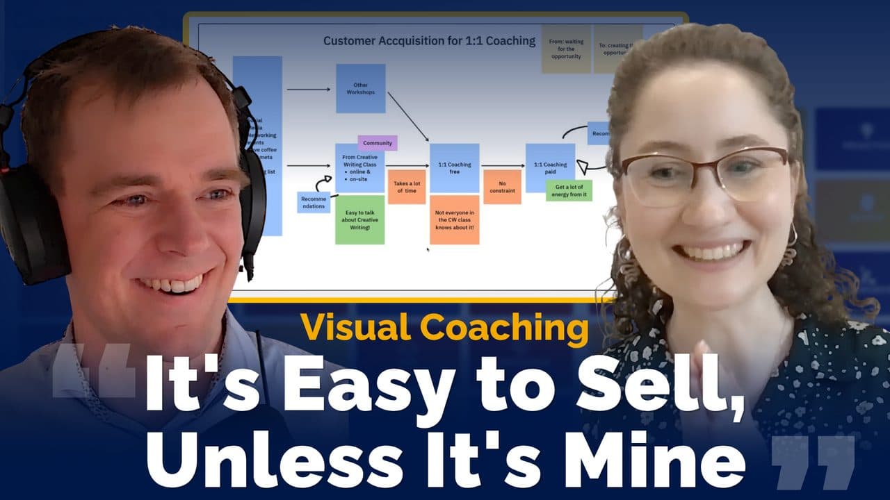 Visual Coaching: From Waiting for Clients to Creating Them — Real Session with Madalina